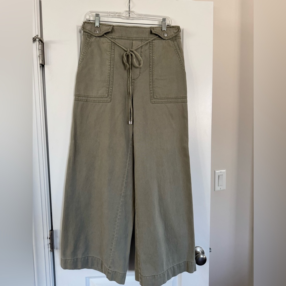 Joie Olive Wide Leg Pants